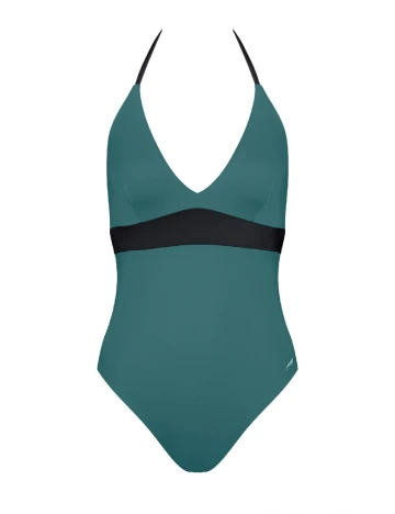 Costum de baie Sloggi by Triumph, verde/negru Verde