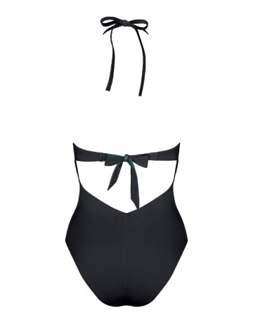 Costum de baie Sloggi by Triumph, verde/negru