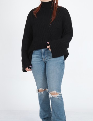 Pulover Oversize SHEIN, negru