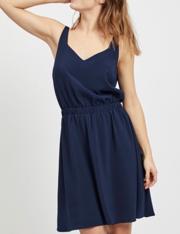 Rochie scurta Vila, bleumarin, 34