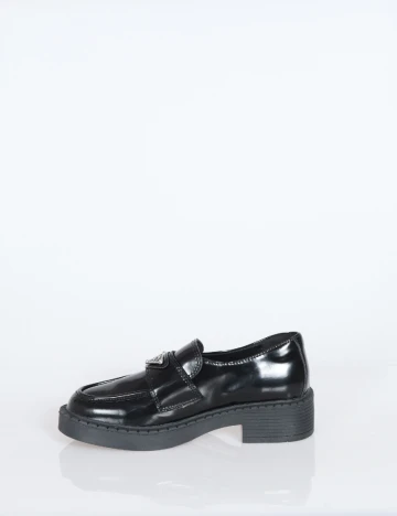 Mocasini SHEIN, negru Negru