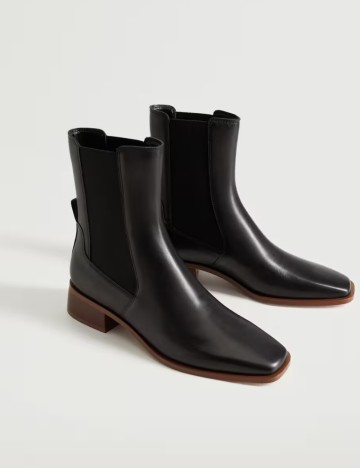 Botine Mango, negru