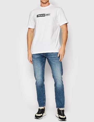 Tricou American Eagle, alb