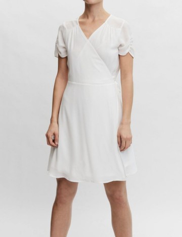 Rochie scurta Vero Moda, alb