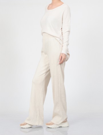 Pantaloni Vero Moda, crem