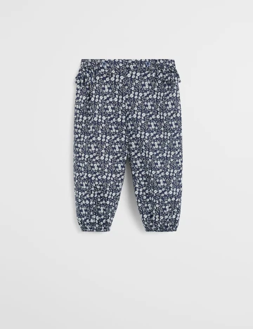 Pantaloni Mango Kids, bleumarin Albastru