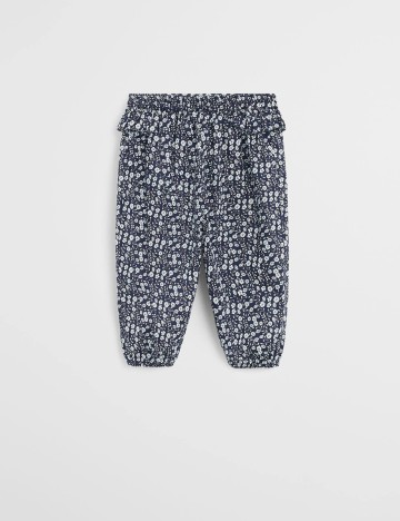 Pantaloni Mango Kids, bleumarin