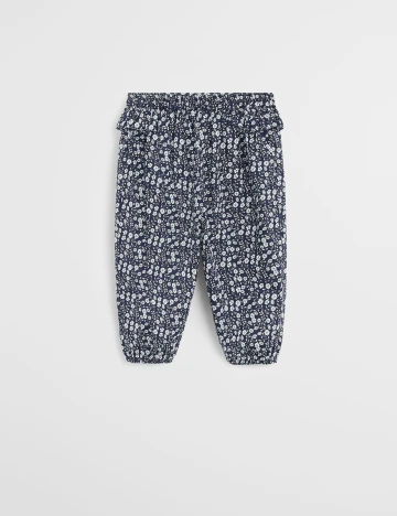 Pantaloni Mango Kids, bleumarin Albastru