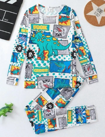 Pijama Shein Kids, mix culori Mix culori