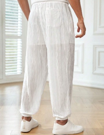 Pantaloni SHEIN, alb