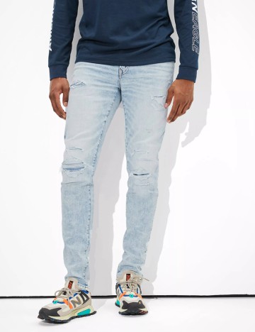 Blugi American Eagle, bleu