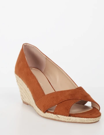 Sandale cu platforma Dorothy Perkins, maro Maro