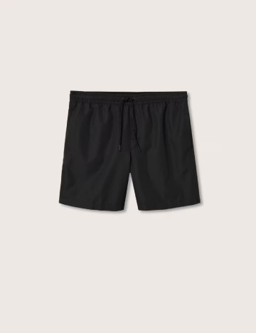 Short de baie Mango, negru