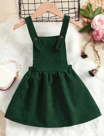 Rochie Shein Kids, verde inchis Verde