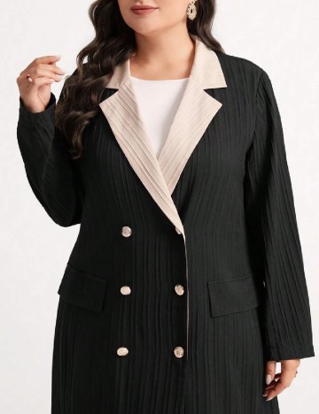 Cardigan SHEIN CURVE, negru