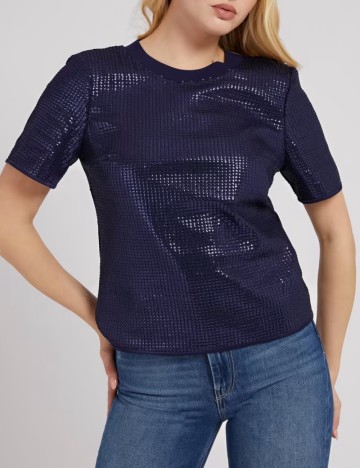 Bluza Guess, bleumarin