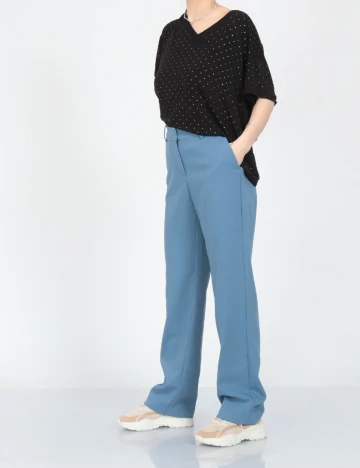 Pantaloni Vero Moda, albastru Albastru