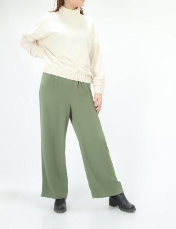 Pantaloni Vila, verde, 38