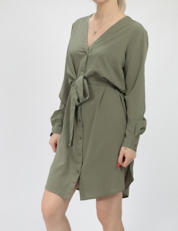 Rochie scurta BUBBLEROOM, verde