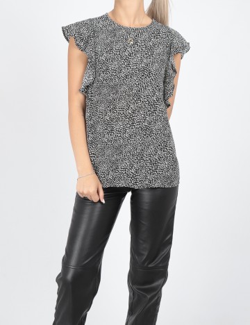 Bluza Stradivarius, negru, S