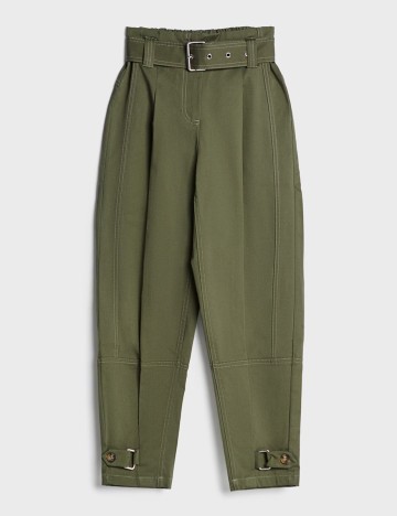 Pantaloni Bershka, verde