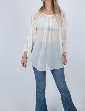 Bluza Bon a Parte, alb, M