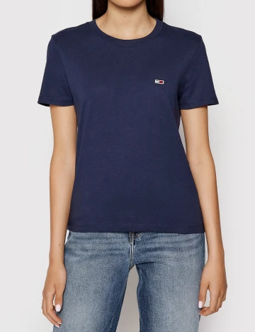 Tricou Tommy Jeans, bleumarin Albastru