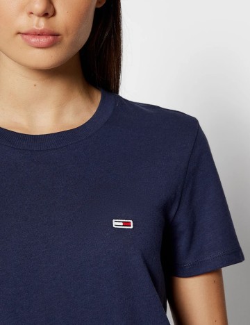 Tricou Tommy Jeans, bleumarin