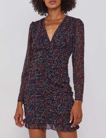 Rochie scurta Pepe Jeans, floral