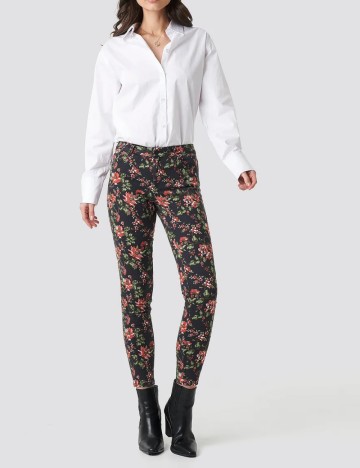 Pantaloni NA-KD, floral