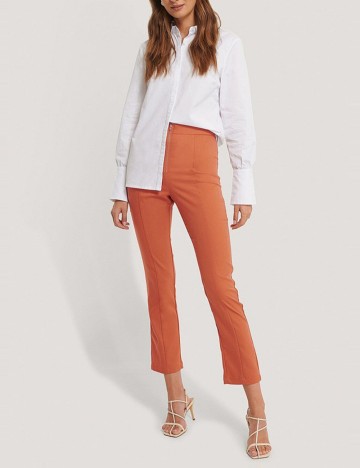 Pantaloni NA-KD, portocaliu