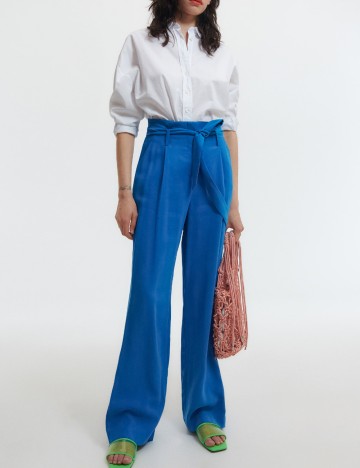 Pantaloni Reserved, albastru
