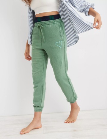 Pantaloni Aerie, verde