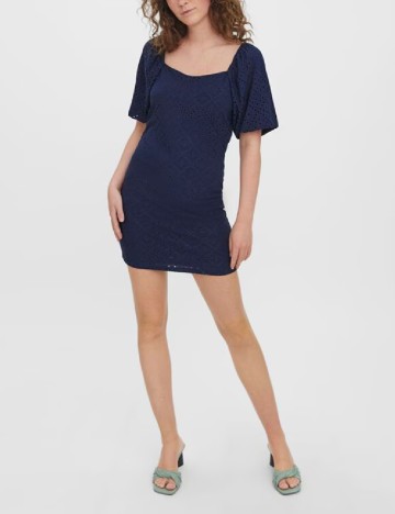 Rochie scurta Vero Moda, bleumarin