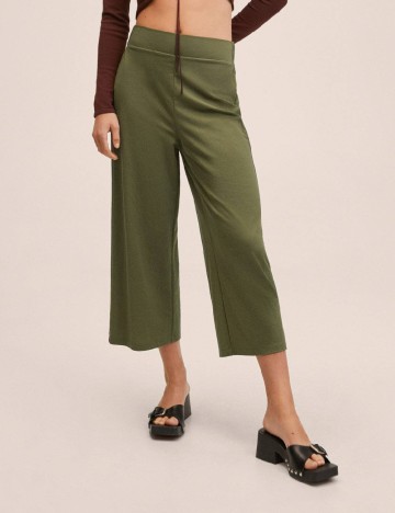 Pantaloni Mango, verde