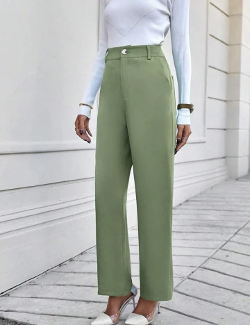 Pantaloni SHEIN, verde Verde