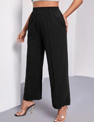 Pantaloni SHEIN CURVE, negru