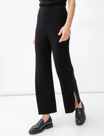 Pantaloni Vila, negru Negru