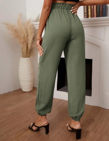 Pantaloni SHEIN, verde