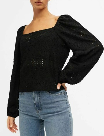 Bluza Object, negru