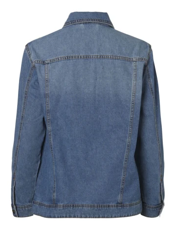 Geaca Oversize Noisy May, albastru denim Albastru