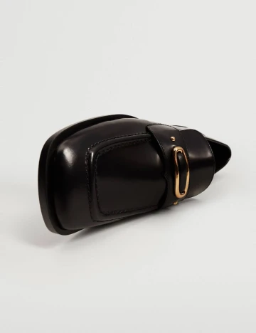 Mocasini Mango, negru Negru