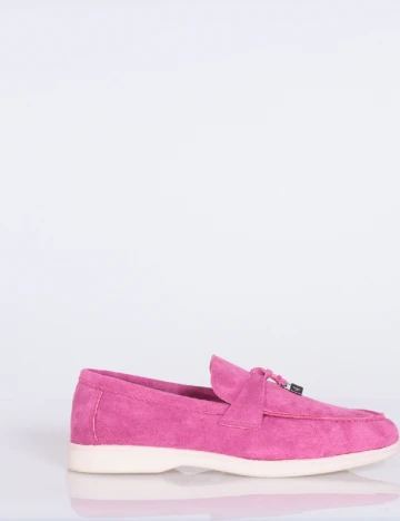 Mocasini SHEIN, magenta Mov