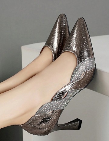 Pantofi SHEIN, argintiu