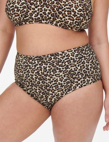 Chilot de baie Only Carmakoma, animal print, 50