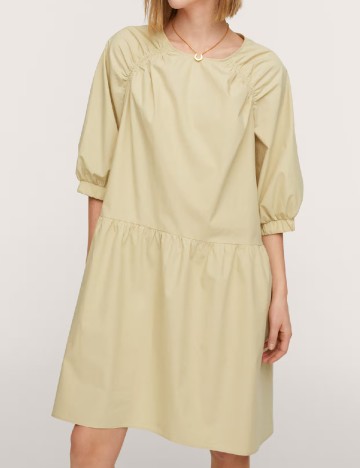 Rochie scurta Mango, crem