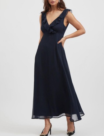 Rochie Lunga Vila, bleumarin, 36