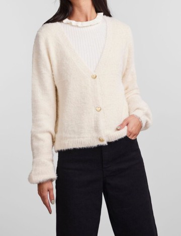 Cardigan Pieces, crem, L