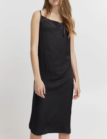 Rochie medie Ichi, negru Negru