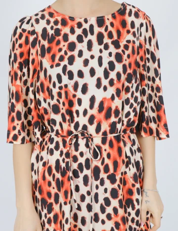 Rochie scurta Ichi, animal print Animal print